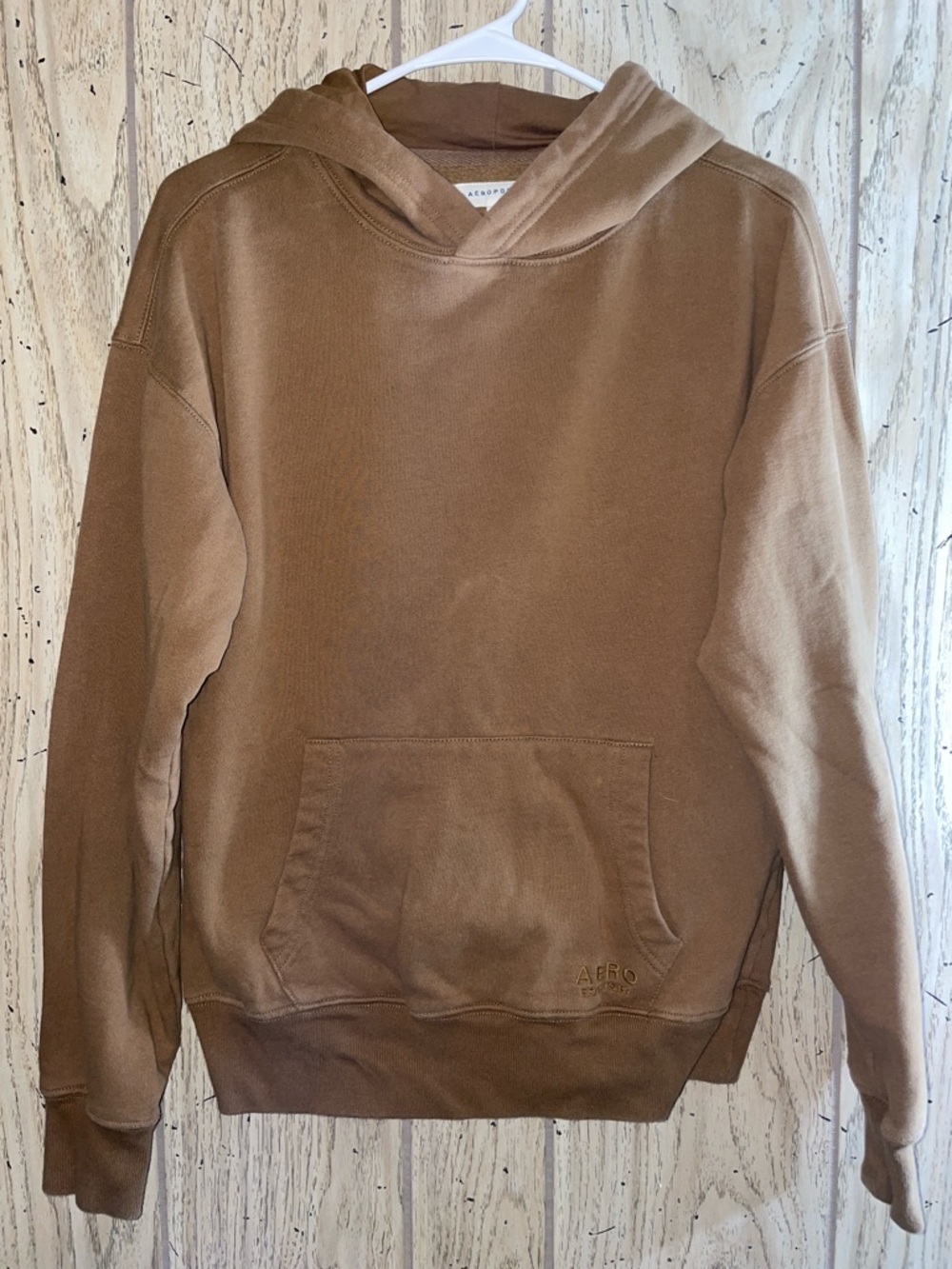 Aeropostale Brown Hooded Pullover